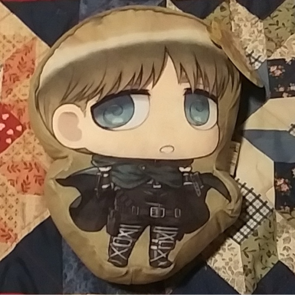 Attack on Titan Shaped Pillow NWT